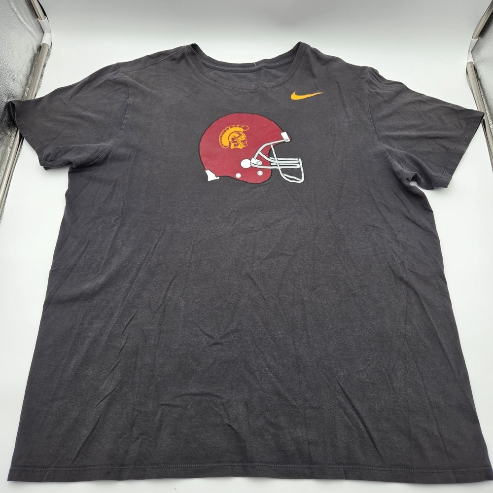 Nike USC Trojans Men's Shirt Size L Dark Gray
